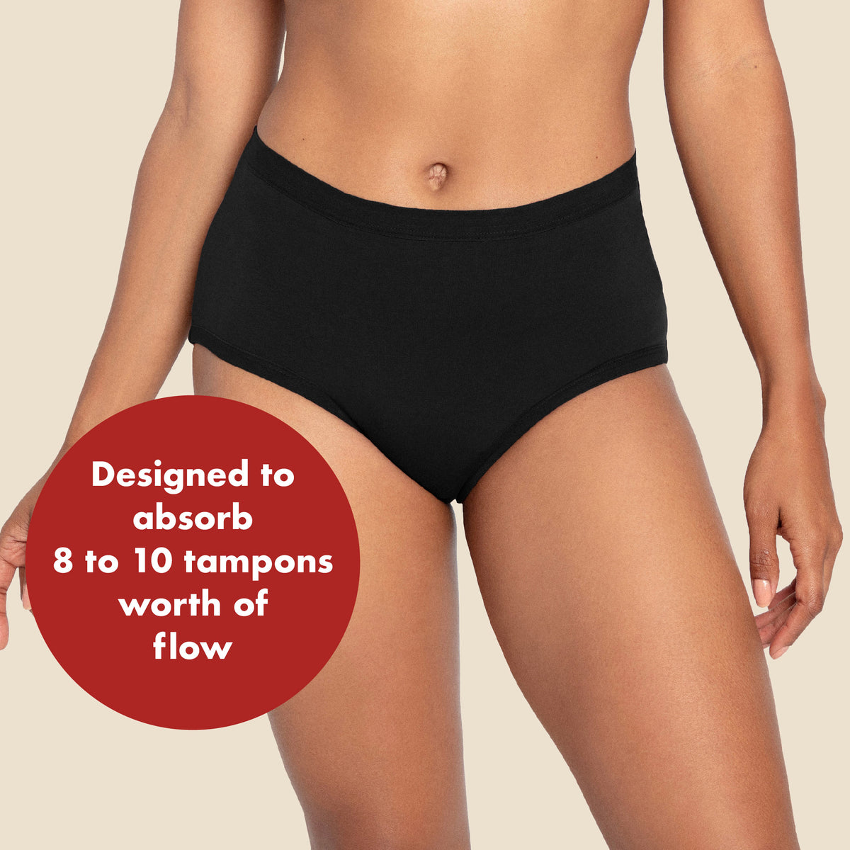 Period Underwear Menstrual Incontinence Cotton Boxers for Women Heavy Flow  Absorbent Boy Shorts Leak Proof Panties (XS, BLACK)