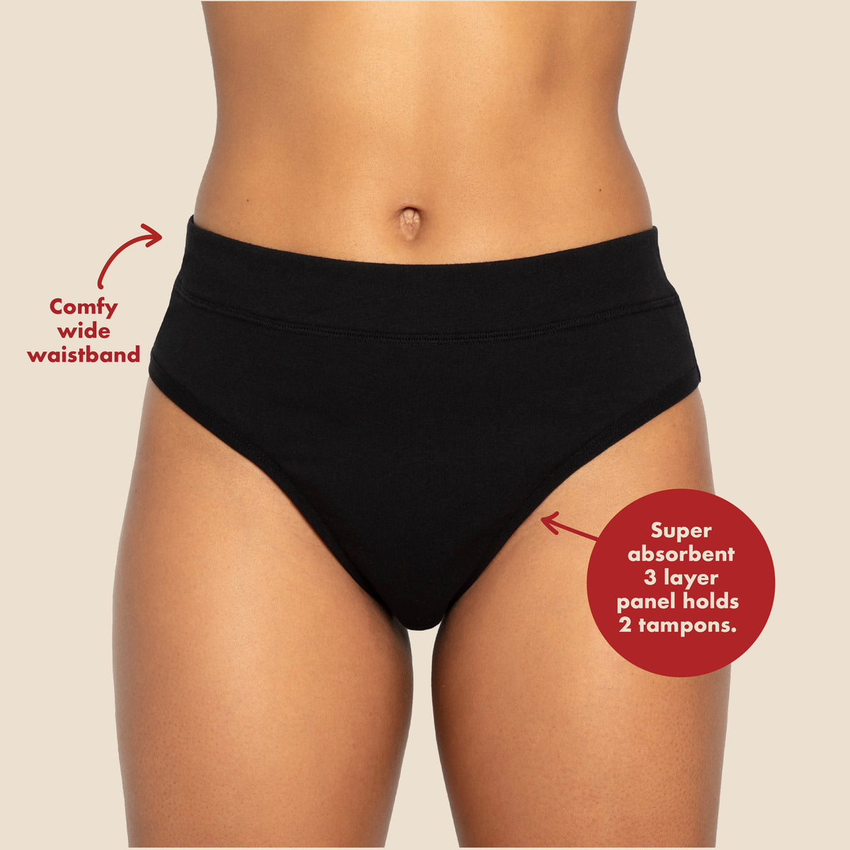 The Thong Period. in Microfiber For Light Flows. – The Period Company