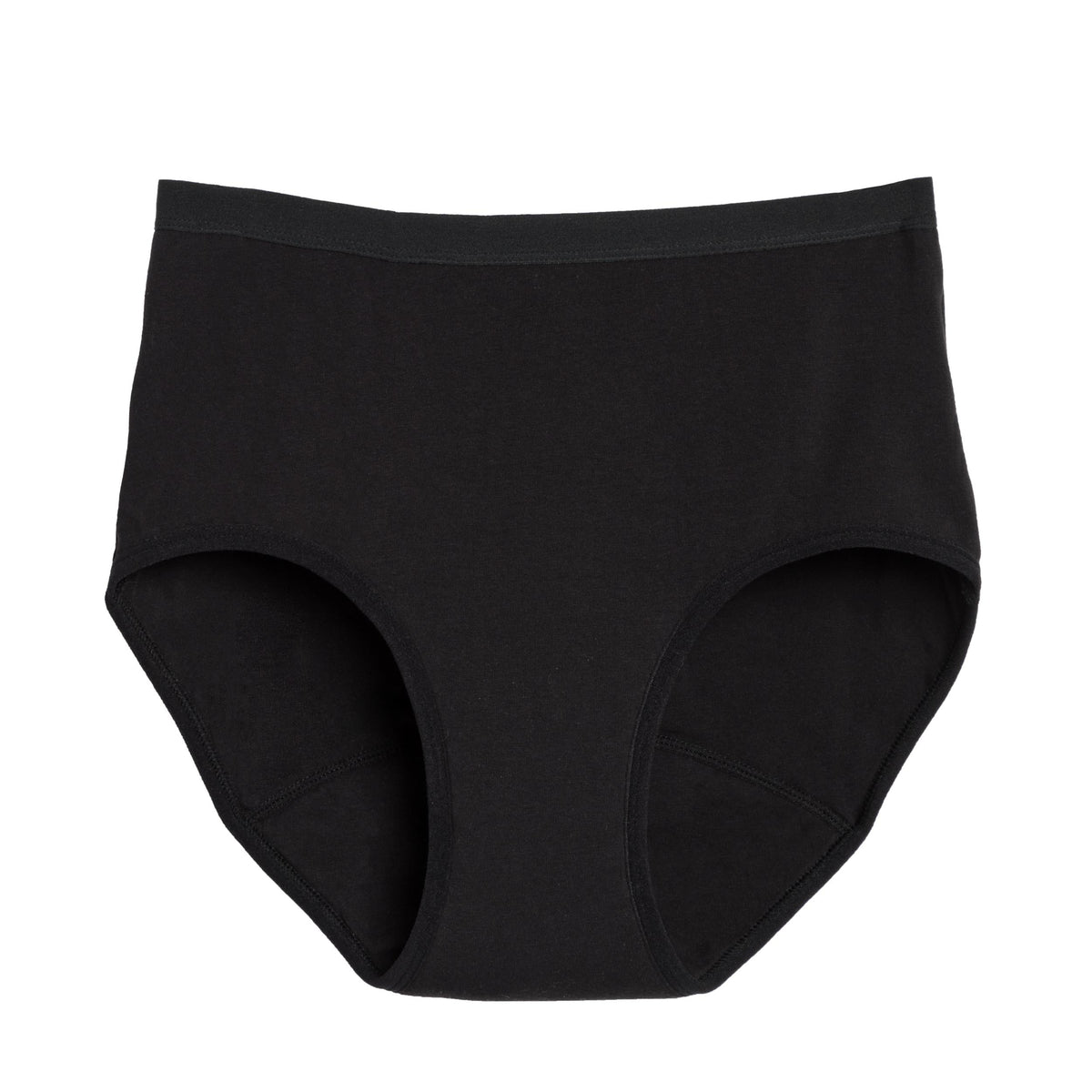 Period Underwear - High Waist Basic Black Normal 32