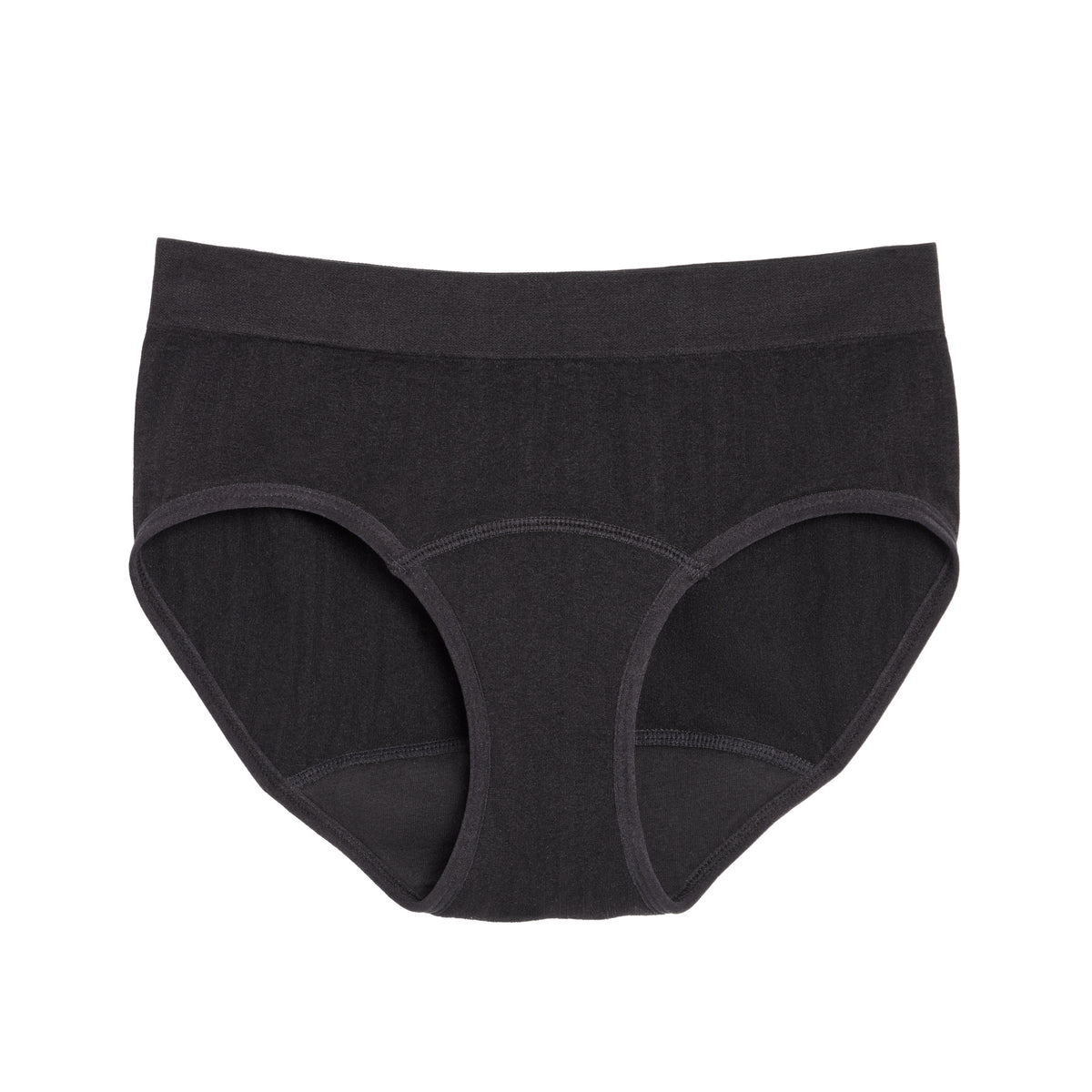  Sporty Stretch High Waisted Period Underwear, Organic Cotton  Gusset, Super-Absorbent for Heavy Flows