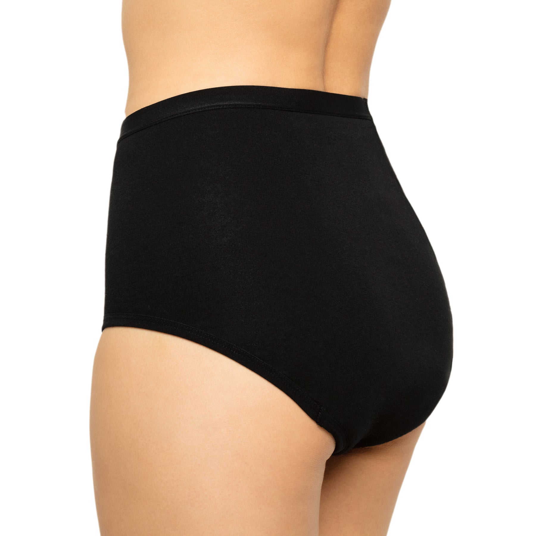 The Extra Coverage High Waisted Period. in Organic Cotton For
